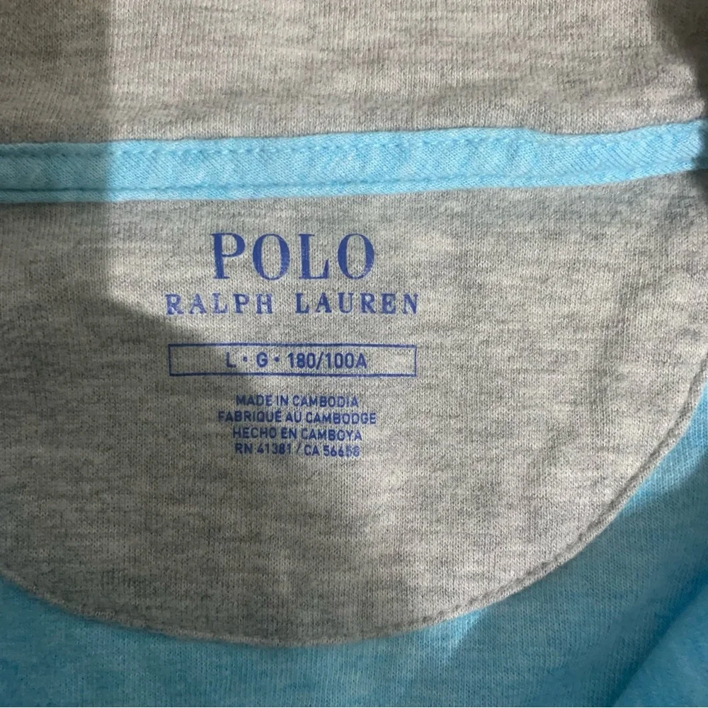 Polo Ralph‎ Lauren 1/4 Zip Pullover Mens L   Activewear Mock Neck Long Sleeve